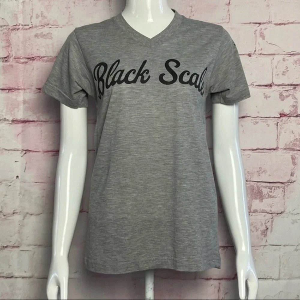 BLACK SCALE Grey BabyTee Shirt